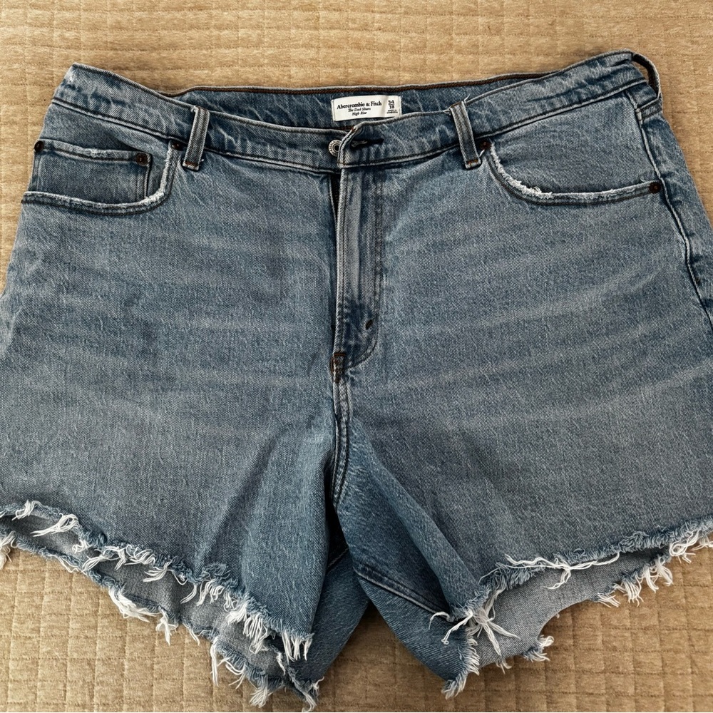 Abercrombie & Fitch Blue Jean Shorts